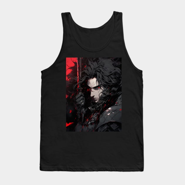 Hunters of the Dark: Explore the Supernatural World with Vampire Hunter D. Illustrations: Bloodlust Tank Top by insaneLEDP